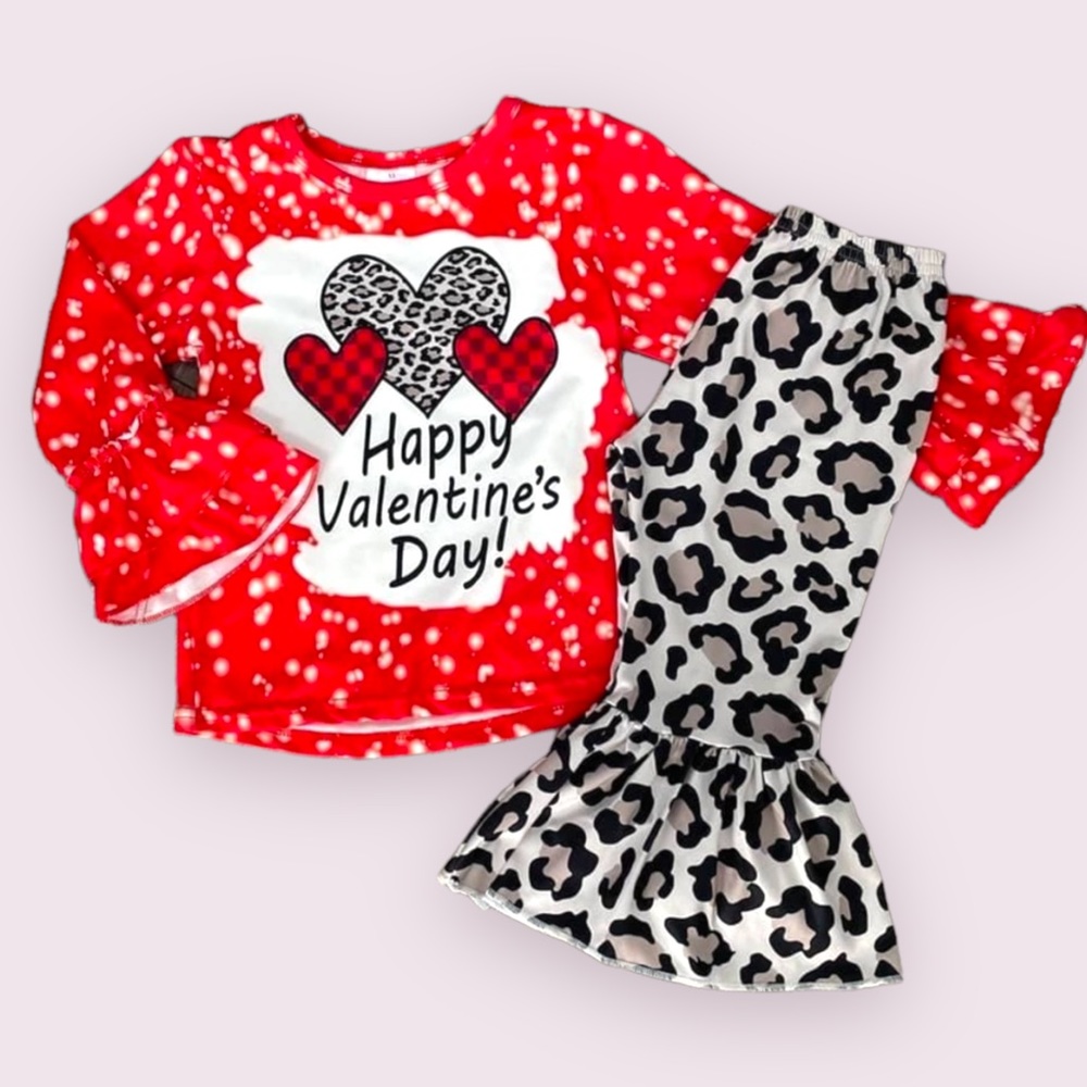 Boutique Girls Valentines Day Outfit